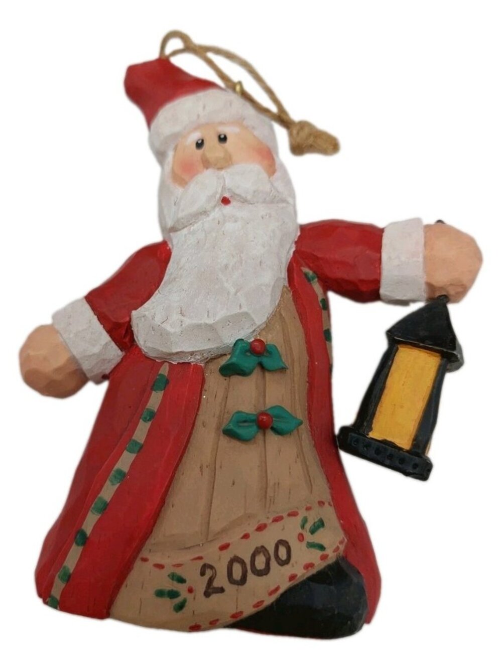 Santa Claus Ornament Midwest Cannon Falls Resin 2000 Eddie Walker